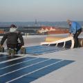 Photovoltaik - Flachdachsanierung und Errichtung einer Photovoltaikanlage